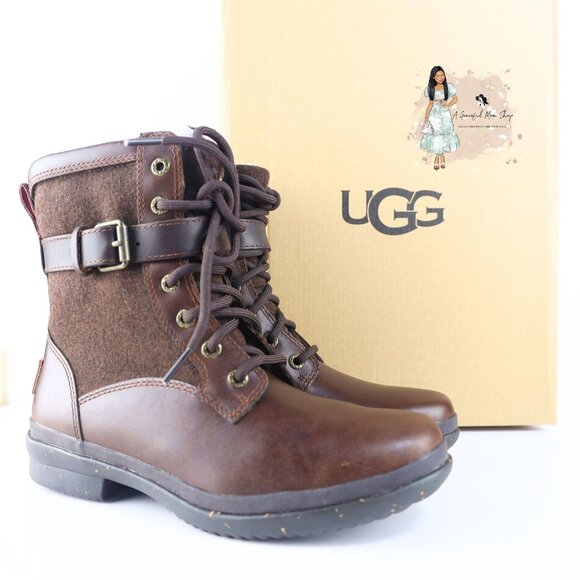 Ugg Women's Snow/Waterproof Boots Kesey in Chestnut Brown, Size 5.5- 0055 - Picture 2 of 12